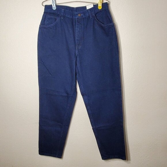 VTG Gitano Jeans Womens 14 Avg Relaxed Fit Navy Y2K 80s 90s Mom Jeans High Rise - Picture 2 of 10